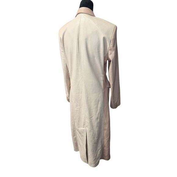 Nanushka Manila vegan leather trench coat Pink Small - Picture 7 of 16